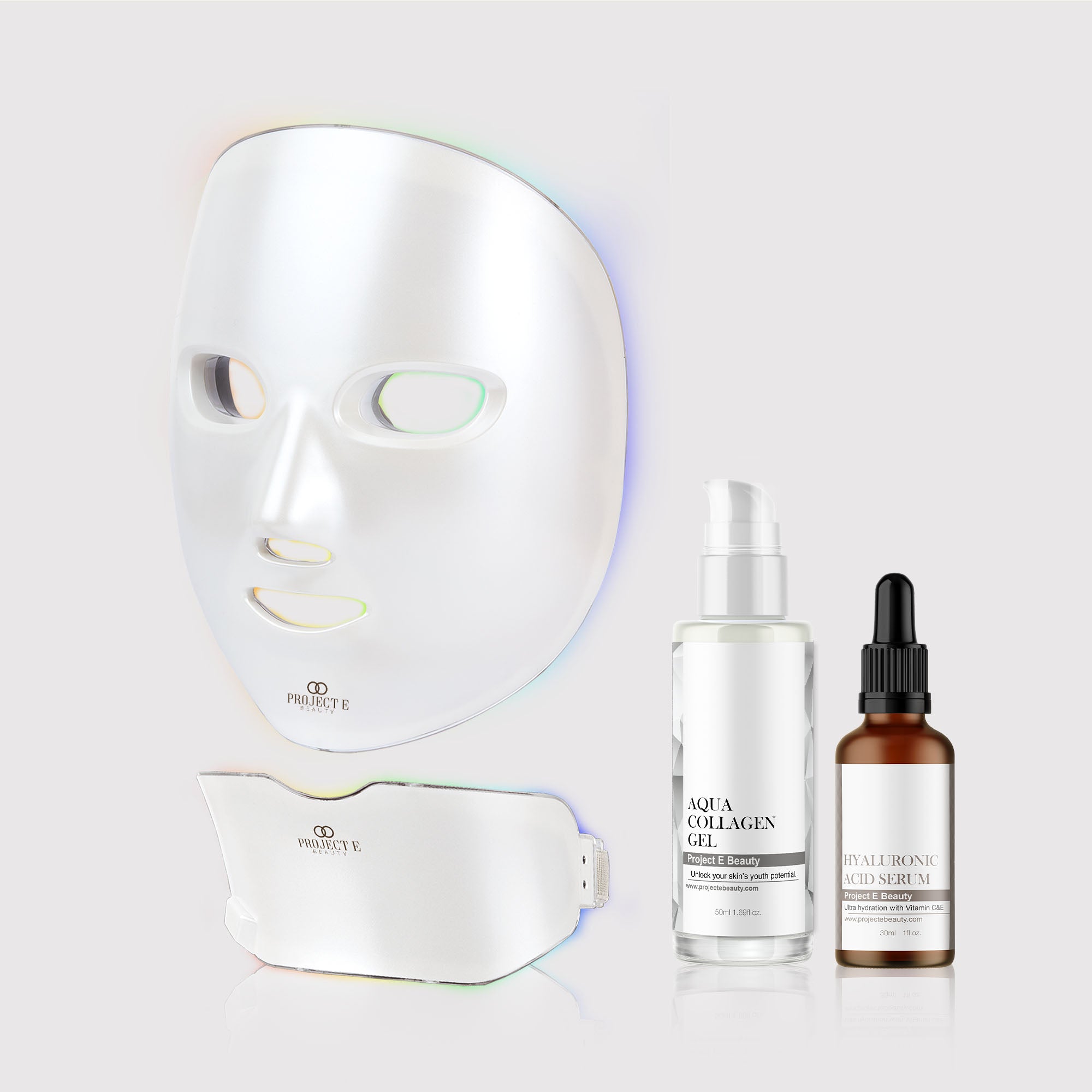 LightAura Plus Face+Neck Rejuvenation & Hydration Set