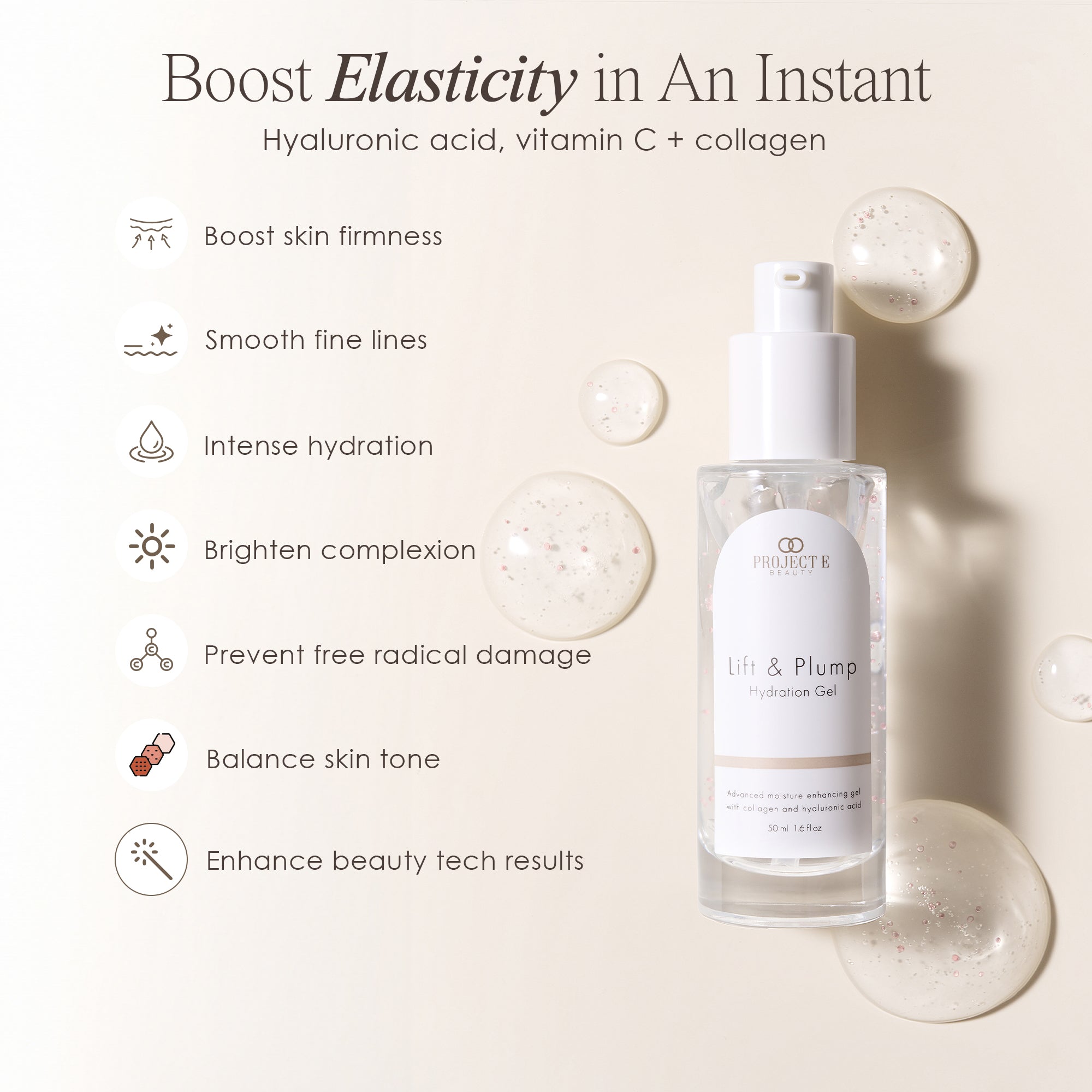 Project E Beauty Lift & Plump Hydration Gel